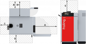 Fröling SP Dual compact: Kombiheizung für Pellet & Holz