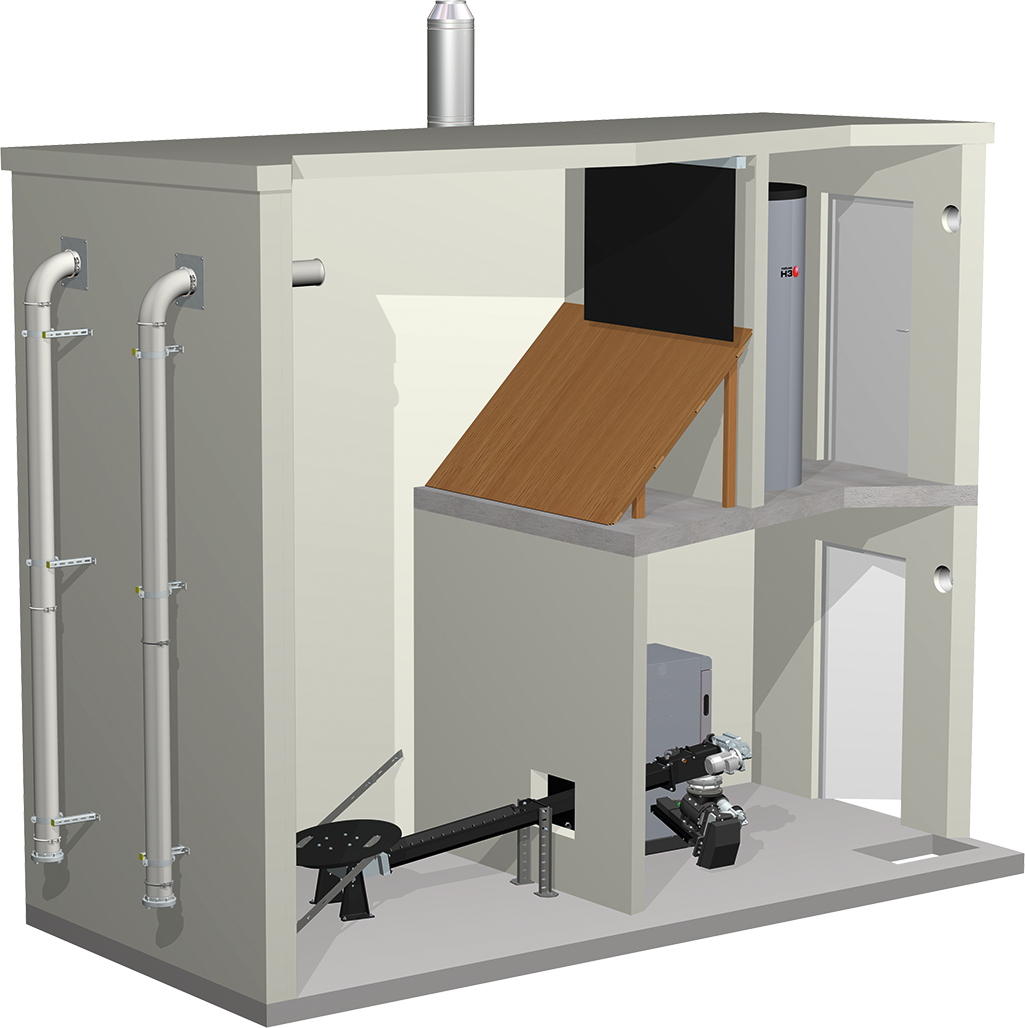 Boiler Bunkar Shell Types Bunker blow-in system BESH - Fröling